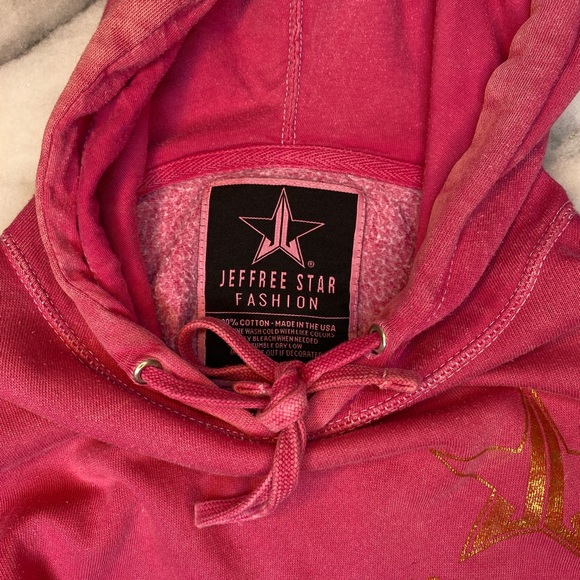 Jeffree Star Acid Wash Prom Night Hoodie 100% cotton - Picture 2 of 4